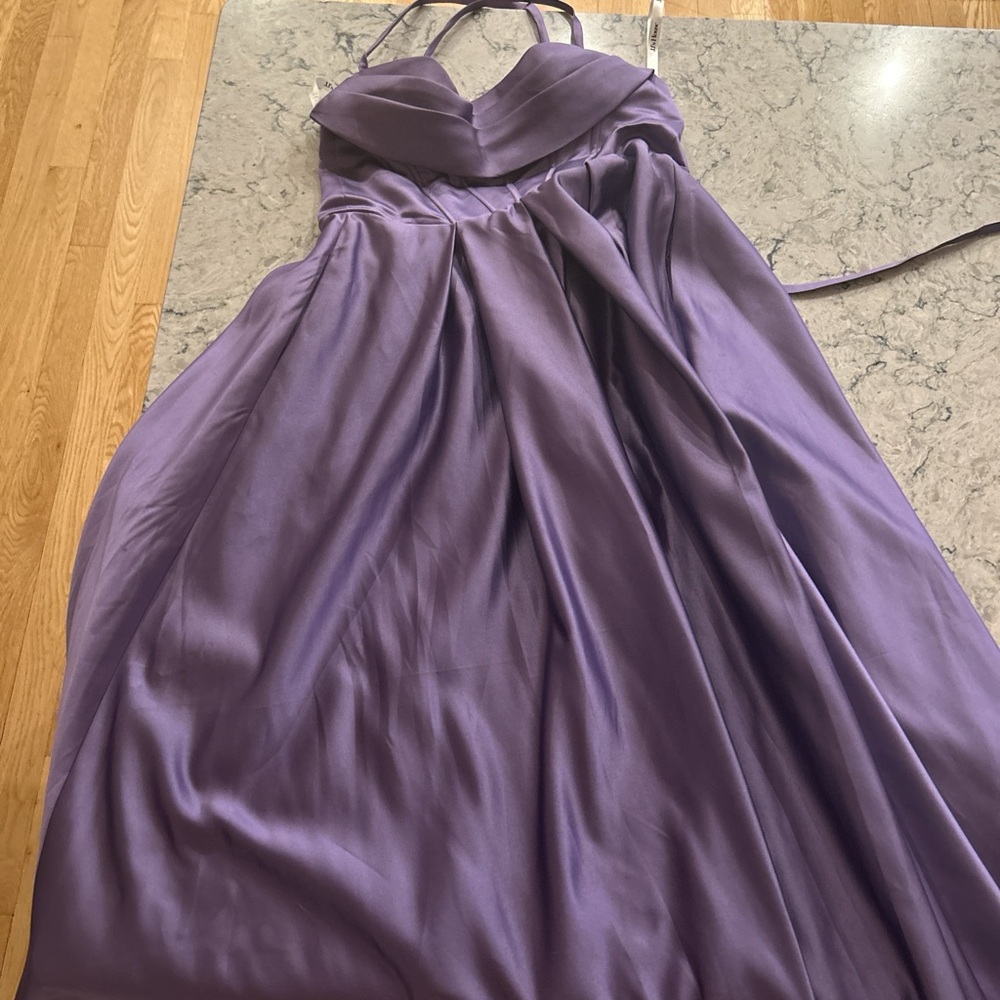 Elegant Purple Gown